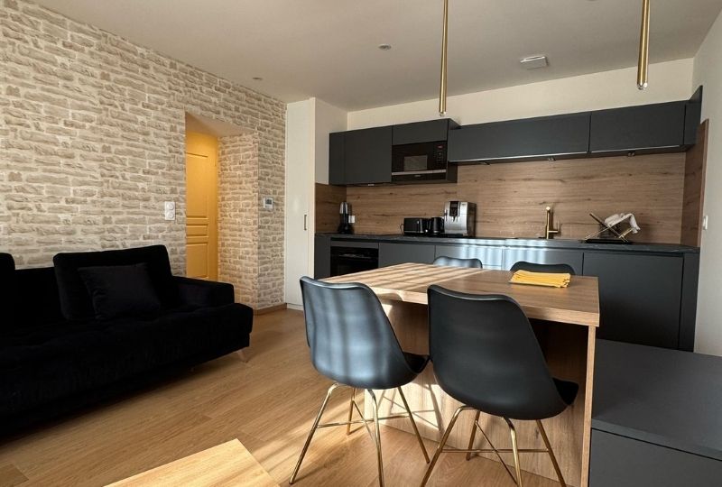 Appartement de l'Ancolie à la Villa Belle Fleur séjour 1