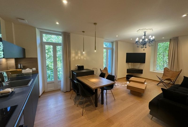 Appartement Centaurée de la Villa Belle Fleur dans le Queyras séjour 1